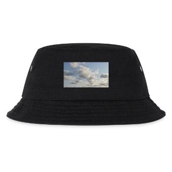 Himmelsweiche Wolken - Kinder Bucket Hat - Schwarz - Vorne