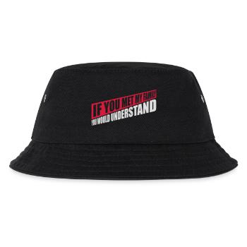 you would understand quote - Kids’ Bucket Hat - black - Front