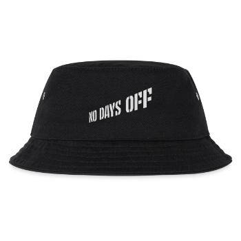 no days off quote - Kids’ Bucket Hat - black - Front