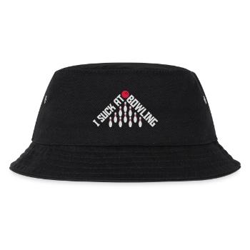 I suck at bowling - Kinder Bucket Hat - Schwarz - Vorne