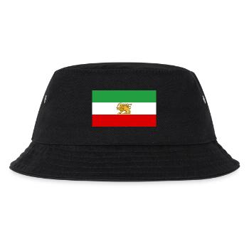 Lion and Sun Iran Flag - Kids’ Bucket Hat - black - Front
