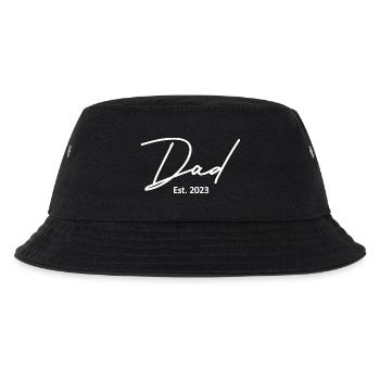 Dad Est. 2023, Dad To Be, Pregnancy Announcement - Kids’ Bucket Hat - black - Front