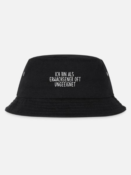 Ich bin als Erwachsener oft ungeeignet - Kinder Bucket Hat - Schwarz