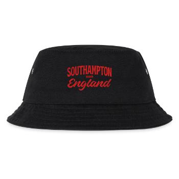 Southampton England Retro Lettering - Kids’ Bucket Hat - black - Front