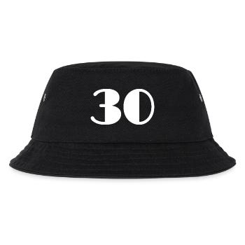 30. 30 YEARS. 30TH ANNIVERSARY. BIRTHDAY 30 YEARS. - Kids’ Bucket Hat - black - Front