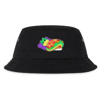 Schlange Schlafen Decke - Kinder Bucket Hat - Schwarz - Vorne