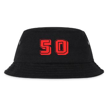 50. 50 YEARS. 50th ANNIVERSARY. 50TH ANNIVERSARY. - Kids’ Bucket Hat - black - Front