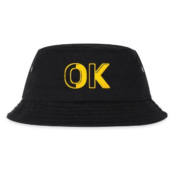 OK OK lettres de grille rétro O.K. 70s vintage - Bob Enfant - noir - Devant