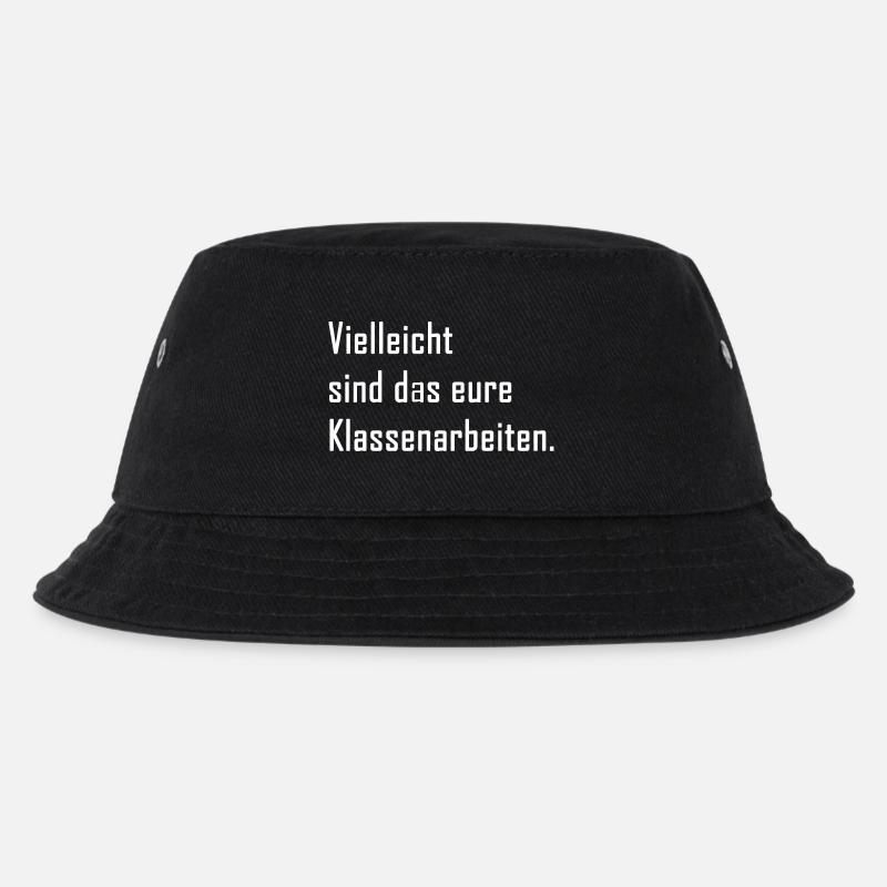 Vielleicht sind das eure Klassenarbeiten - Lehrer - Kinder Bucket Hat - Schwarz