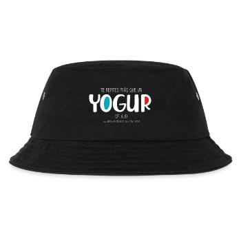 Garlic yogurt (dark) - Kids’ Bucket Hat - black - Front