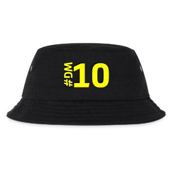 DM10-KARTON - Kinder Bucket Hat - Schwarz - Vorne