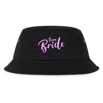 bride team - Kinder Bucket Hat - Schwarz - Vorne