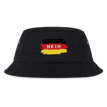 Deutschland Deutsche Flagge - Kinder Bucket Hat - Schwarz - Vorne