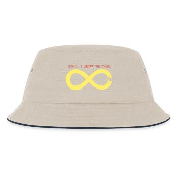 Infinity hat ein Problem. - Kinder Bucket Hat - Natur/Navy - Vorne