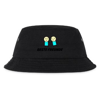 beste freunde 1 - Kinder Bucket Hat - Schwarz - Vorne