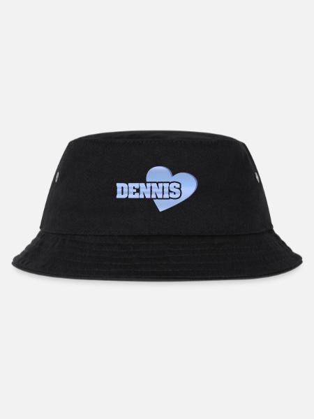 Dennis als Gold - Kinder Bucket Hat - Schwarz