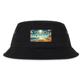 Zauberei - Kinder Bucket Hat - Schwarz - Vorne