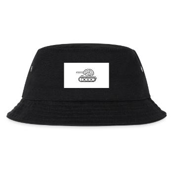 Denkpanzer - Kinder Bucket Hat - Schwarz - Vorne