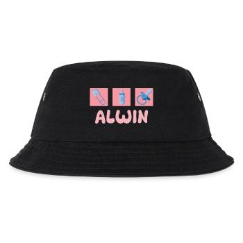 Pacifier Alwin - Kids’ Bucket Hat - black - Front