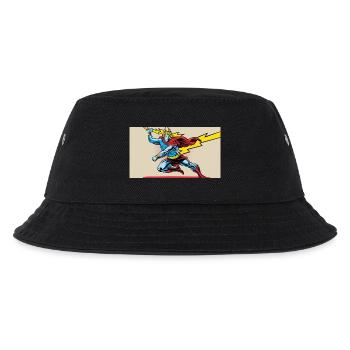 nVx Zeus 1 - Kinder Bucket Hat - Schwarz - Vorne