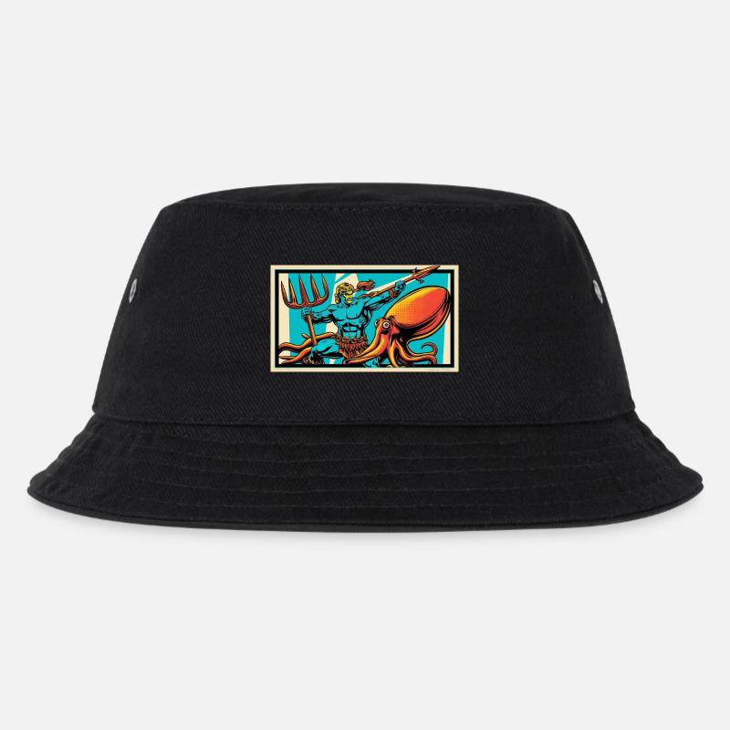 nVx Poseidon 2 - Kids’ Bucket Hat - black