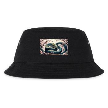 Cherry blossom in the year of the snake - Kids’ Bucket Hat - black - Front