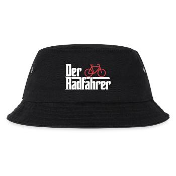Der Radfahrer - Kinder Bucket Hat - Schwarz - Vorne