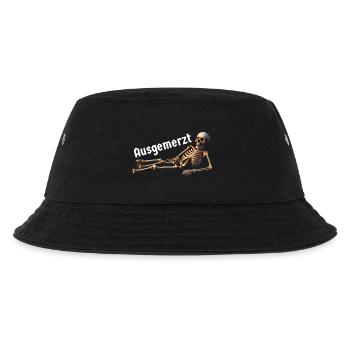 Muedes Skelett ausgemerzt - Kinder Bucket Hat - Schwarz - Vorne