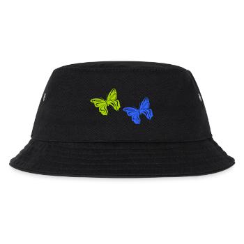schmetterling 2 - Kinder Bucket Hat - Schwarz - Vorne