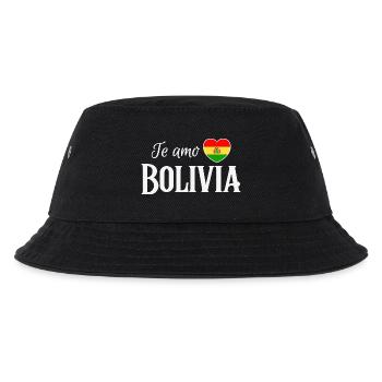J’adore la Bolivie, made in Bolivia - Bob Enfant - noir - Devant