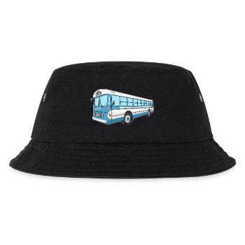 Bus - Kinder Bucket Hat - Schwarz - Vorne