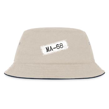 Mannheim 68 - Kids’ Bucket Hat - ecru/navy - Front