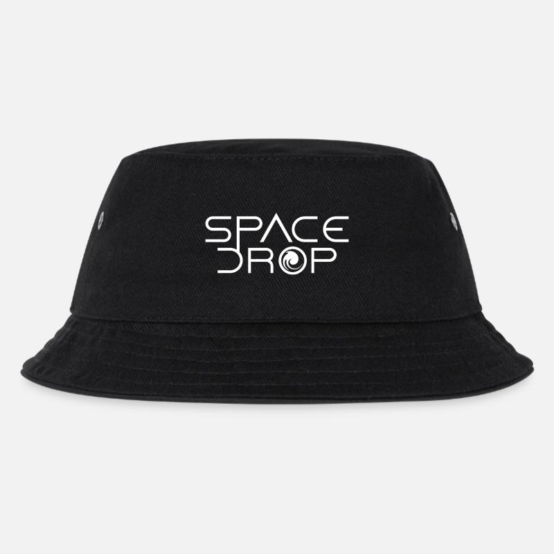 Space Drop - Kids’ Bucket Hat - black