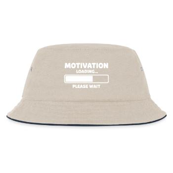 Motivation Chargement Humour Design - Bob Enfant - blanc cassé/bleu marine - Devant