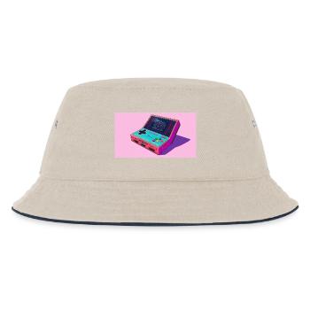 Frische Konsole - Kinder Bucket Hat - Natur/Navy - Vorne