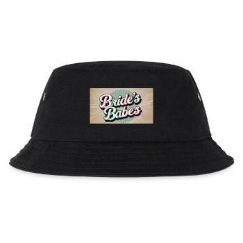 Brautjungfer Retro Schriftzug - Kinder Bucket Hat - Schwarz - Vorne