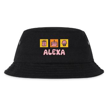 First name Alexa - Kids’ Bucket Hat - black - Front