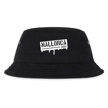 Mallorca 2026 - Kinder Bucket Hat - Schwarz - Vorne