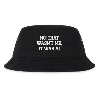 No That Wasn't Me It Was AI - Kids’ Bucket Hat - black - Front
