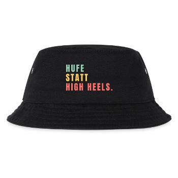 Hufe statt High Heels - Kinder Bucket Hat - Schwarz - Vorne