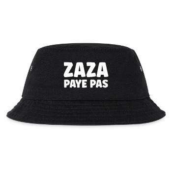 Zaza doesn't pay - Kids’ Bucket Hat - black - Front