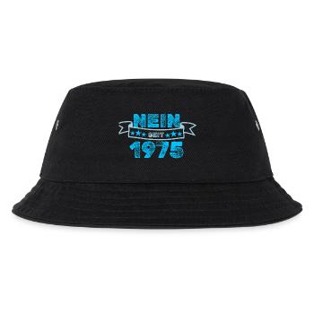 Nein 1975 - Kinder Bucket Hat - Schwarz - Vorne