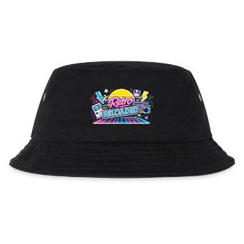 Retro Reloaded Neon Grid - Kids’ Bucket Hat - black - Front