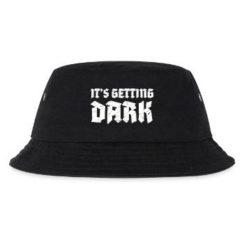 It's Getting Dark Graffiti typography design - Kids’ Bucket Hat - black - Front