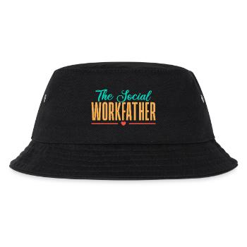 Social Worker Quota Social Workfather Social Work - Kids’ Bucket Hat - black - Front