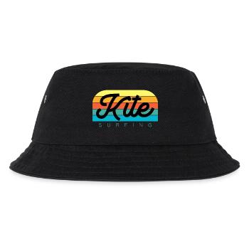 Kitesurfer Kiteboard Kitesurfen Kitesurf - Kinder Bucket Hat - Schwarz - Vorne