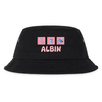 Albin - Kinder Bucket Hat - Schwarz - Vorne
