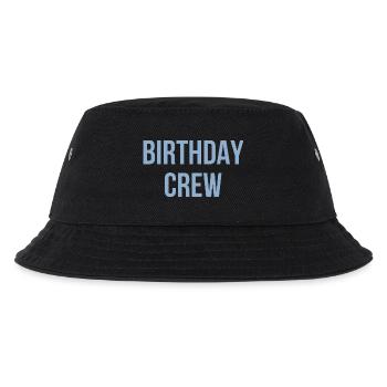 Birthday Crew - Kinder Bucket Hat - Schwarz - Vorne
