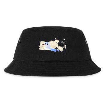 Wattvogel Nordsee Möwe - Kinder Bucket Hat - Schwarz - Vorne