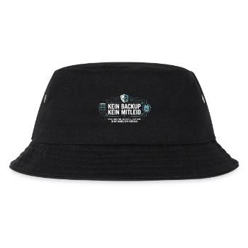 Kein Backup Kein Mitleid IT-Berater Admin - Kinder Bucket Hat - Schwarz - Vorne